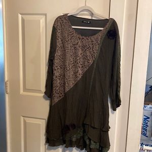 ADORN boho layered top size 2XL
